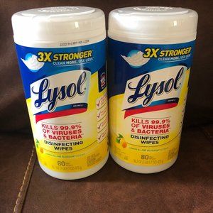 2 Pack Lysol Wipes